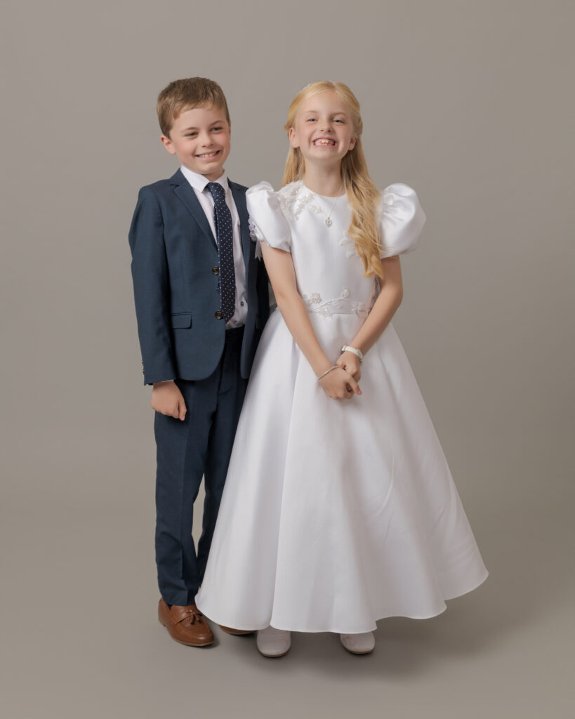 Communion boy and girl